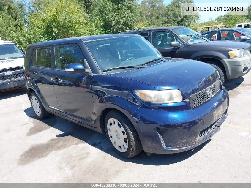 2008 Scion Xb VIN: JTLKE50E981020468 Lot: 40238330