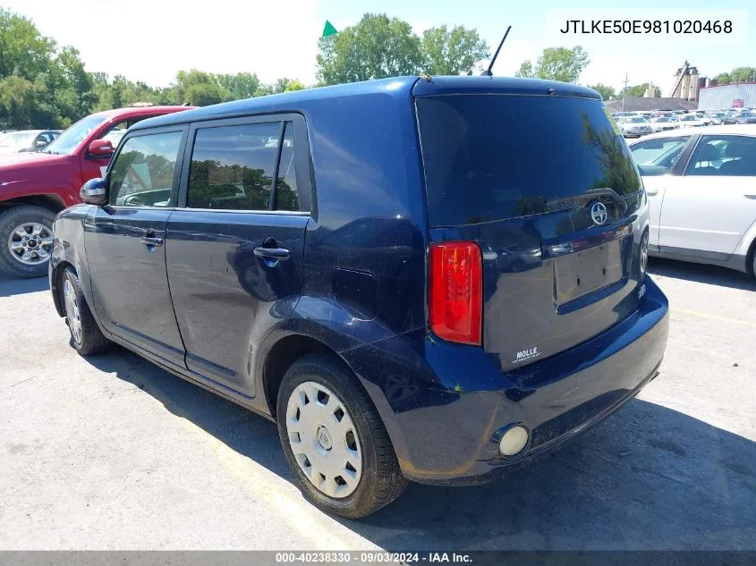 2008 Scion Xb VIN: JTLKE50E981020468 Lot: 40238330