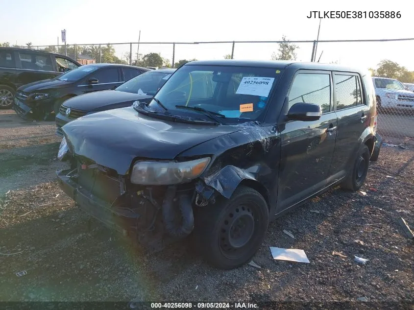 2008 Scion Xb Xb VIN: JTLKE50E381035886 Lot: 40256098