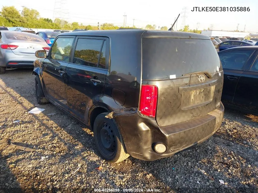 2008 Scion Xb Xb VIN: JTLKE50E381035886 Lot: 40256098