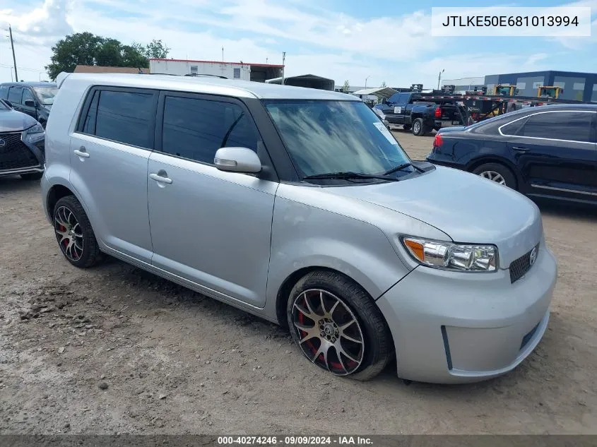 2008 Scion Xb VIN: JTLKE50E681013994 Lot: 40274246