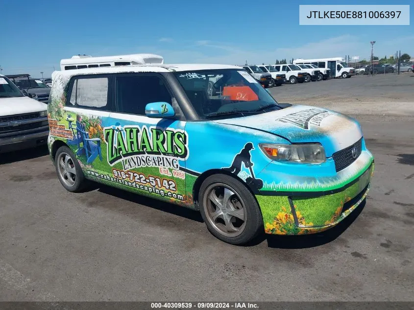 2008 Scion Xb VIN: JTLKE50E881006397 Lot: 40309539