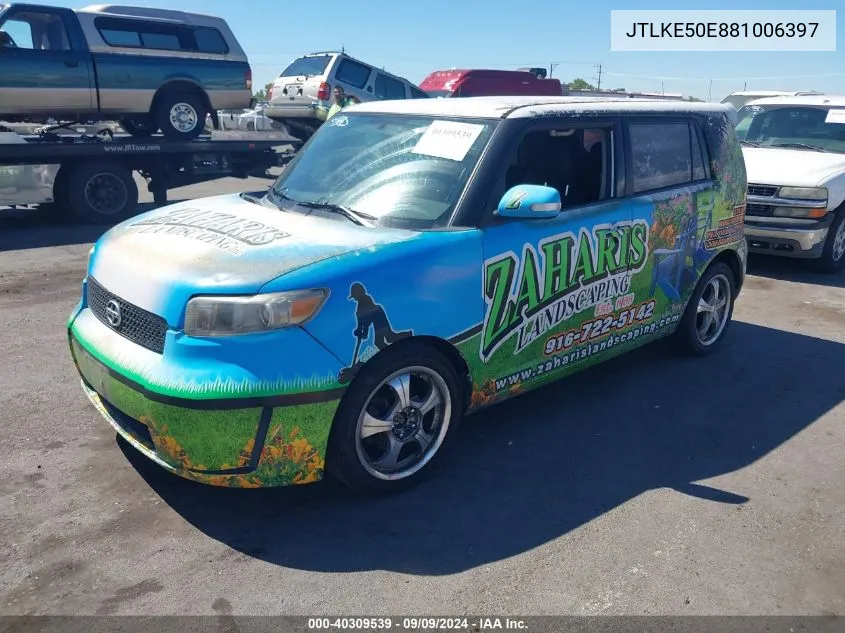 2008 Scion Xb VIN: JTLKE50E881006397 Lot: 40309539