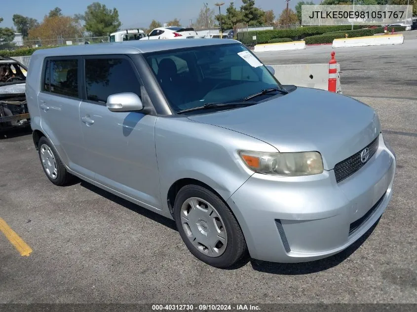 2008 Scion Xb VIN: JTLKE50E981051767 Lot: 40312730