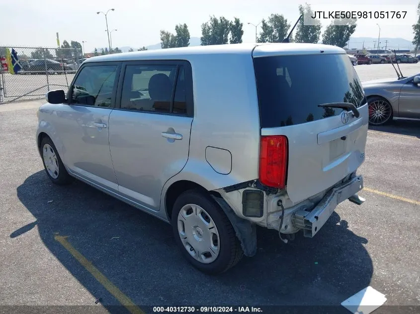 2008 Scion Xb VIN: JTLKE50E981051767 Lot: 40312730