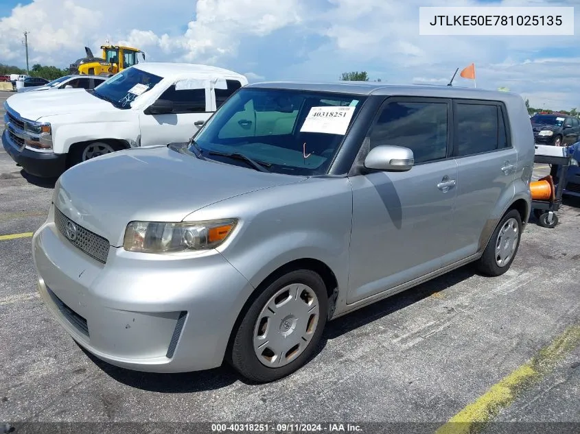 JTLKE50E781025135 2008 Scion Xb