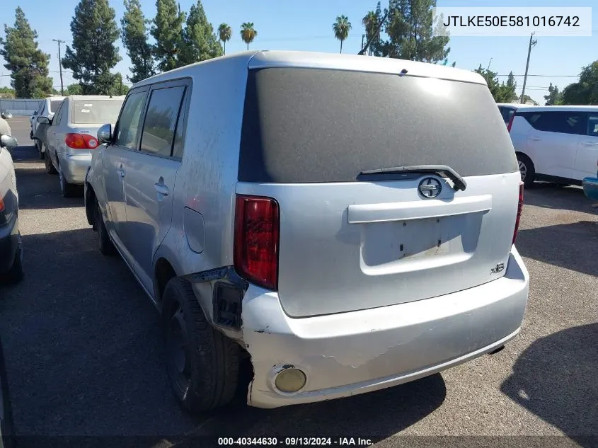 JTLKE50E581016742 2008 Scion Xb