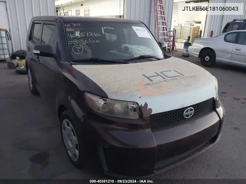 2008 Scion Xb VIN: JTLKE50E181060043 Lot: 40351210