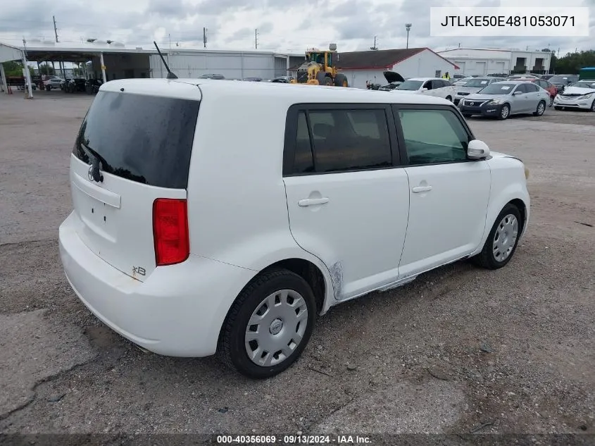 2008 Scion Xb VIN: JTLKE50E481053071 Lot: 40356069