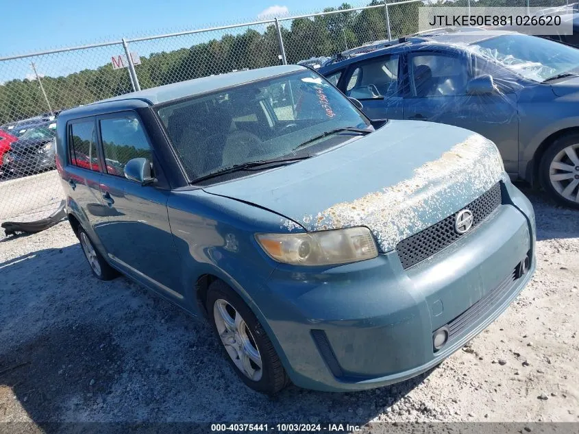 2008 Scion Xb VIN: JTLKE50E881026620 Lot: 40375441