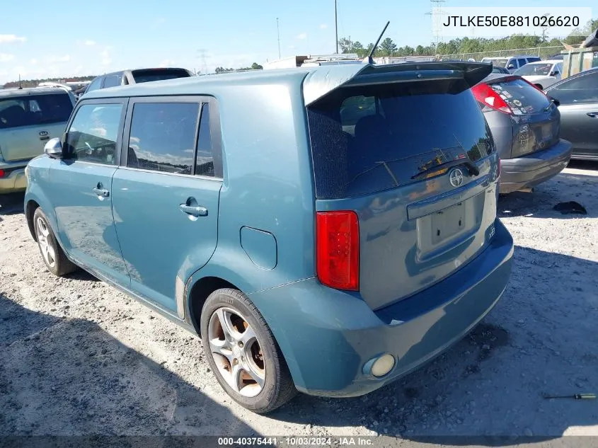 2008 Scion Xb VIN: JTLKE50E881026620 Lot: 40375441