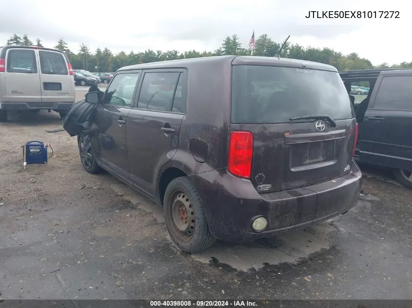 2008 Scion Xb VIN: JTLKE50EX81017272 Lot: 40398008