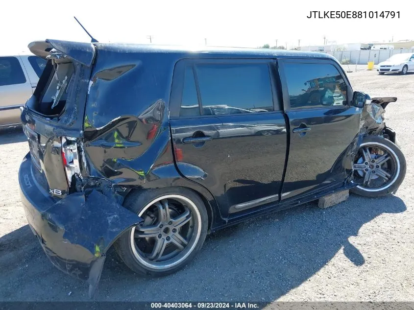 2008 Scion Xb VIN: JTLKE50E881014791 Lot: 40403064