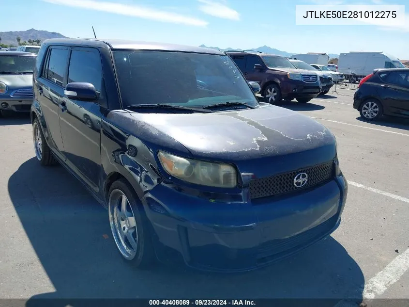 2008 Scion Xb VIN: JTLKE50E281012275 Lot: 40408089