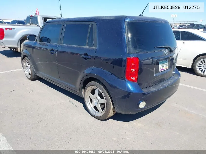 2008 Scion Xb VIN: JTLKE50E281012275 Lot: 40408089