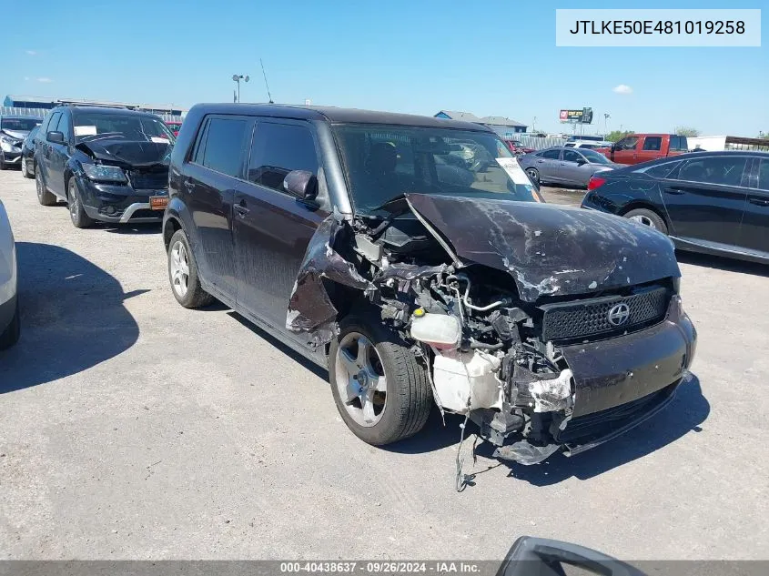 2008 Scion Xb Xb VIN: JTLKE50E481019258 Lot: 40438637