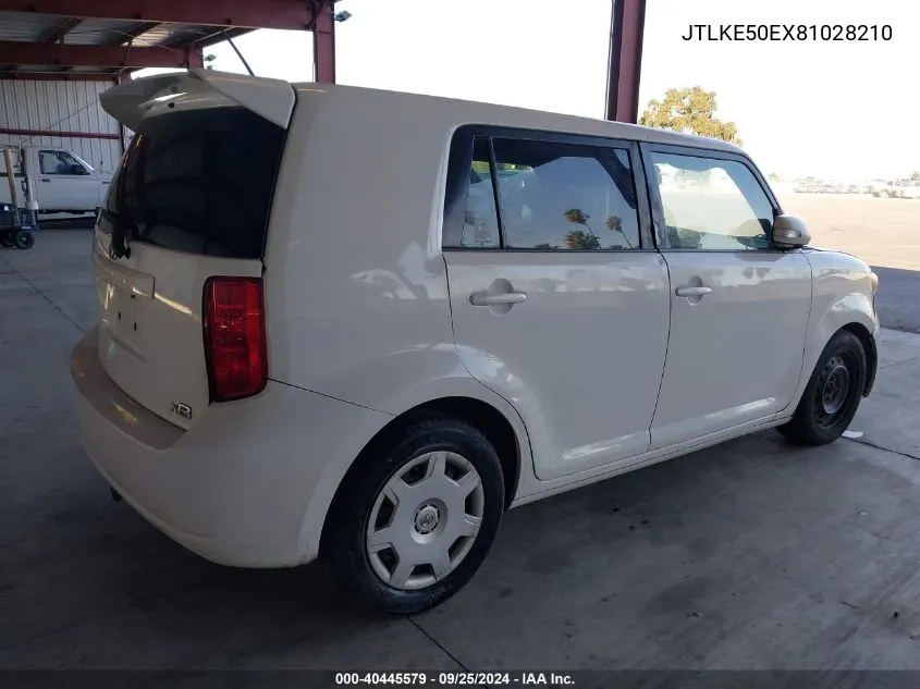 2008 Scion Xb VIN: JTLKE50EX81028210 Lot: 40445579