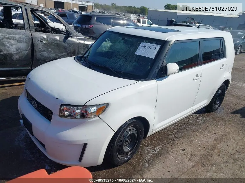 JTLKE50E781027029 2008 Scion Xb