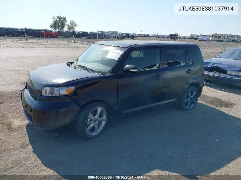 2008 Scion Xb VIN: JTLKE50E381037914 Lot: 40562366