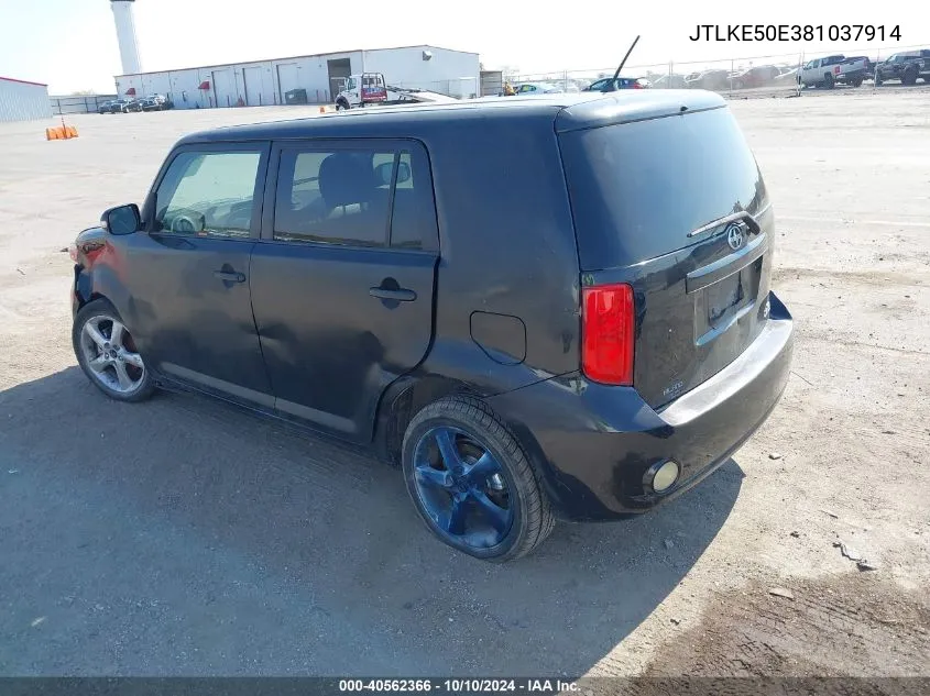 2008 Scion Xb VIN: JTLKE50E381037914 Lot: 40562366