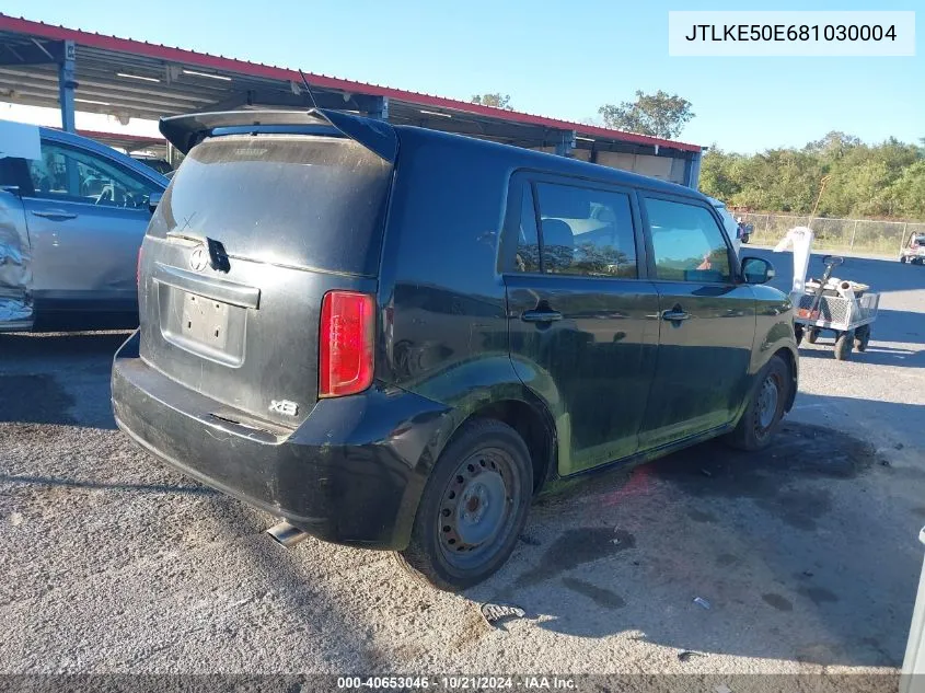 2008 Scion Xb Xb VIN: JTLKE50E681030004 Lot: 40653046