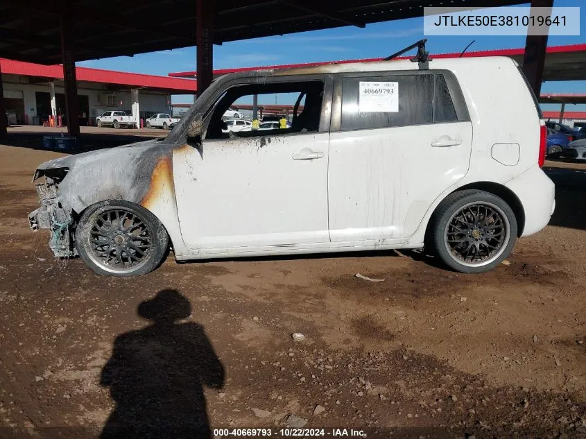 2008 Scion Xb VIN: JTLKE50E381019641 Lot: 40669793