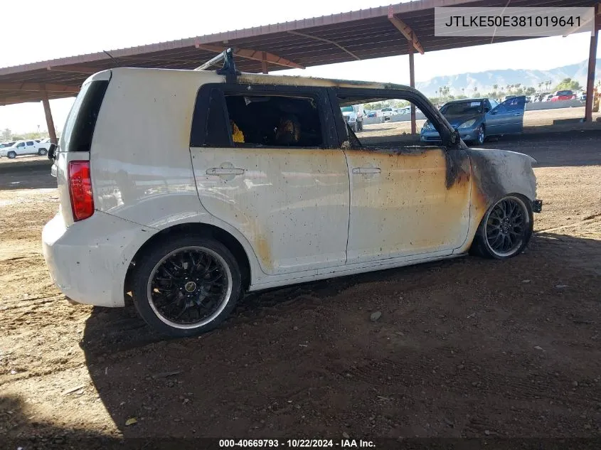 2008 Scion Xb VIN: JTLKE50E381019641 Lot: 40669793