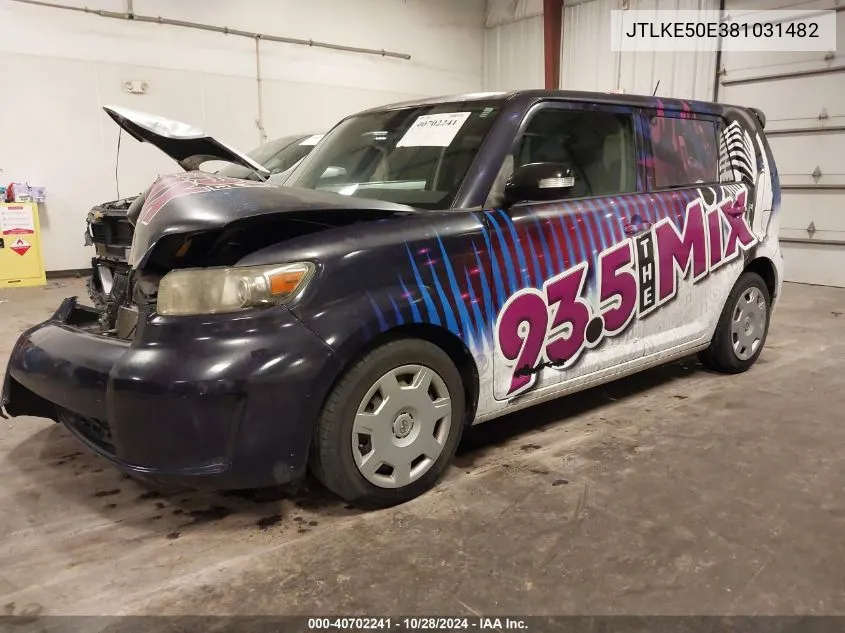 2008 Scion Xb VIN: JTLKE50E381031482 Lot: 40702241