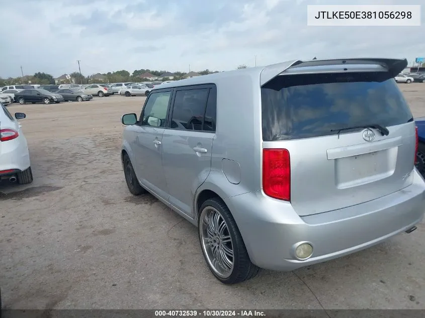 2008 Scion Xb VIN: JTLKE50E381056298 Lot: 40732539