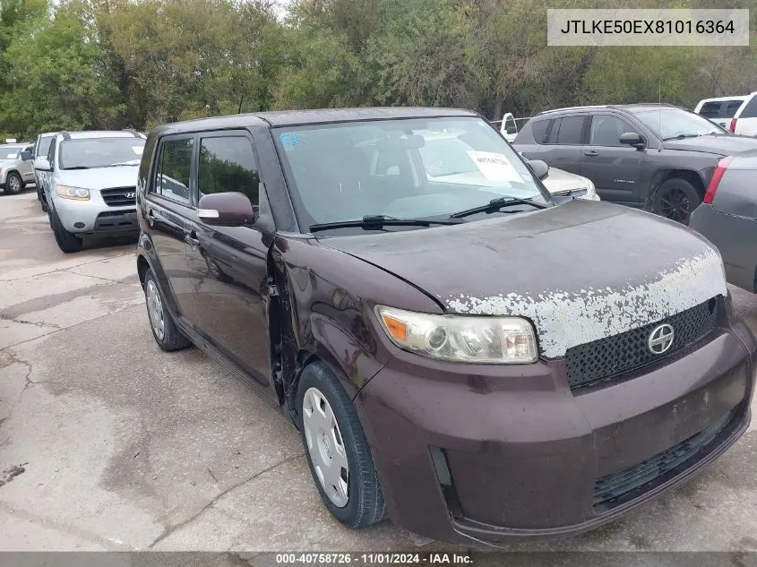 2008 Scion Xb VIN: JTLKE50EX81016364 Lot: 40758726