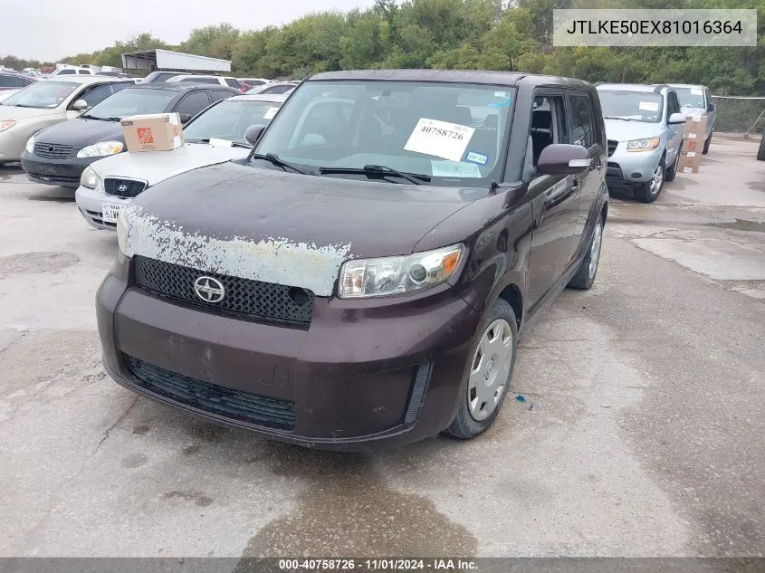 2008 Scion Xb VIN: JTLKE50EX81016364 Lot: 40758726