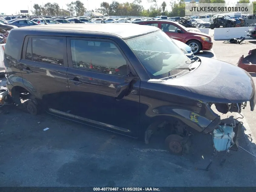 2008 Scion Xb VIN: JTLKE50E981018106 Lot: 40770467