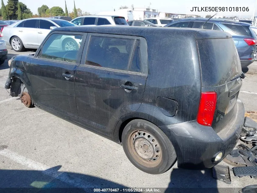 2008 Scion Xb VIN: JTLKE50E981018106 Lot: 40770467