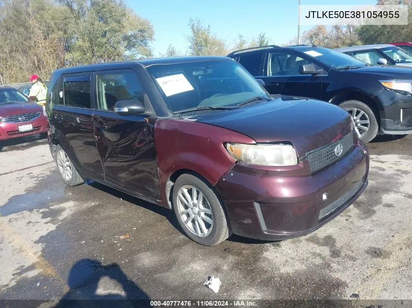 2008 Scion Xb VIN: JTLKE50E381054955 Lot: 40777476