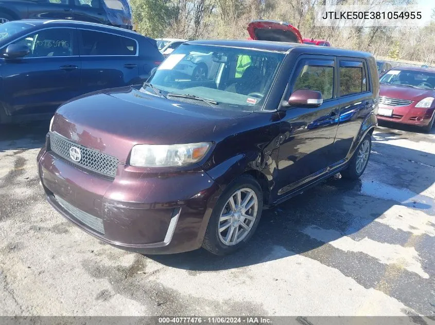 2008 Scion Xb VIN: JTLKE50E381054955 Lot: 40777476