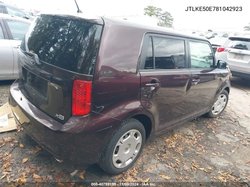 JTLKE50E781042923 2008 Scion Xb