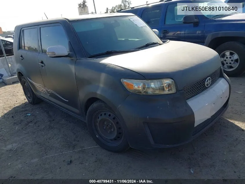 2008 Scion Xb VIN: JTLKE50E881010840 Lot: 40799431