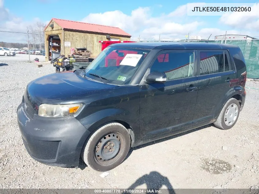 2008 Scion Xb VIN: JTLKE50E481032060 Lot: 40807770