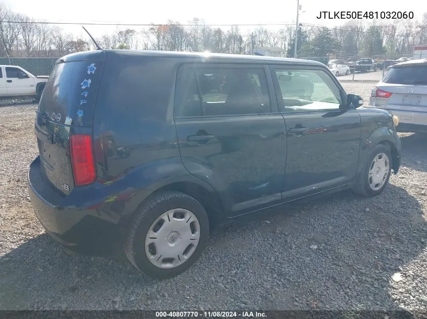 2008 Scion Xb VIN: JTLKE50E481032060 Lot: 40807770