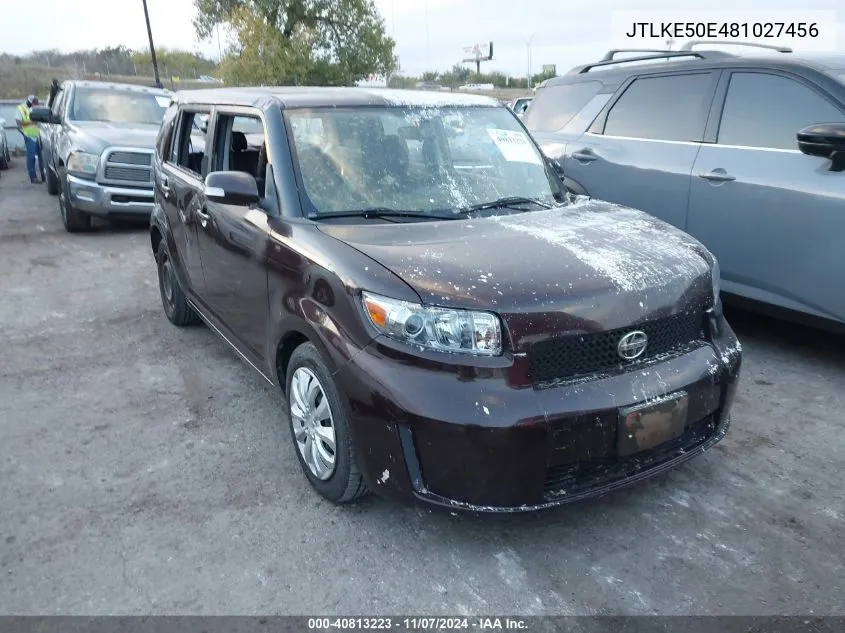 2008 Scion Xb VIN: JTLKE50E481027456 Lot: 40813223