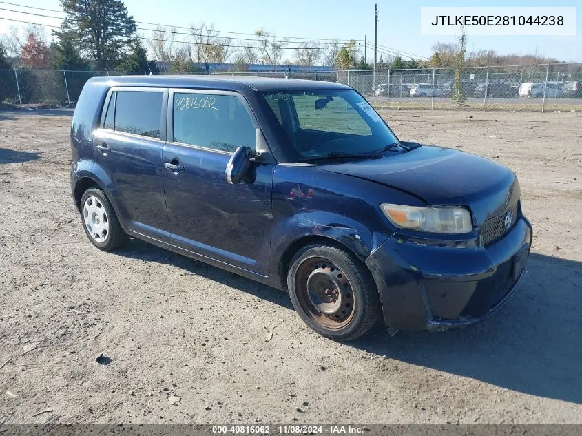 2008 Scion Xb VIN: JTLKE50E281044238 Lot: 40816062