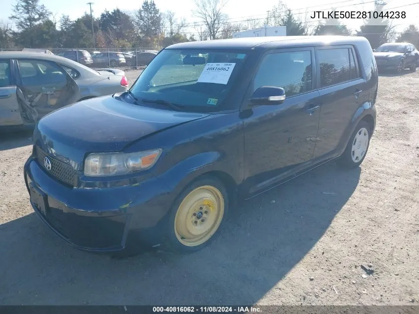 2008 Scion Xb VIN: JTLKE50E281044238 Lot: 40816062