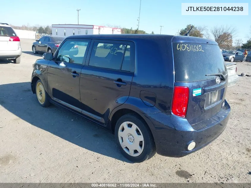 2008 Scion Xb VIN: JTLKE50E281044238 Lot: 40816062