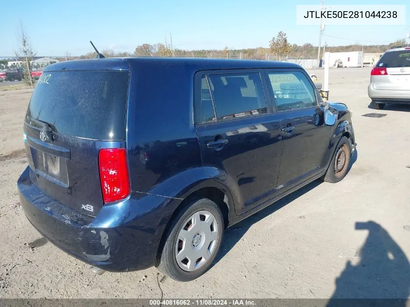 2008 Scion Xb VIN: JTLKE50E281044238 Lot: 40816062