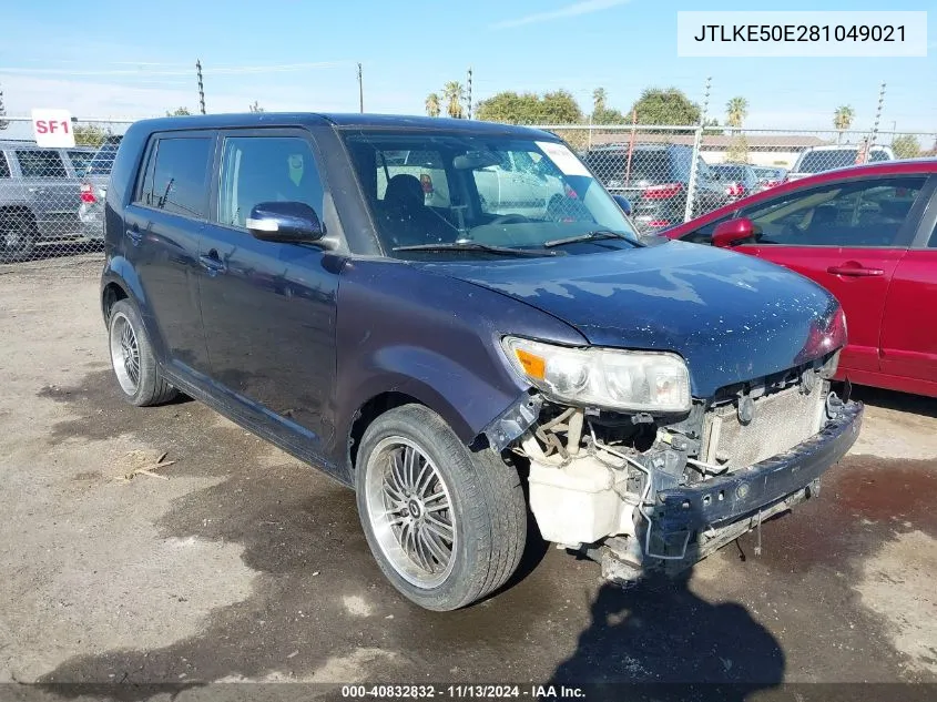 2008 Scion Xb VIN: JTLKE50E281049021 Lot: 40832832