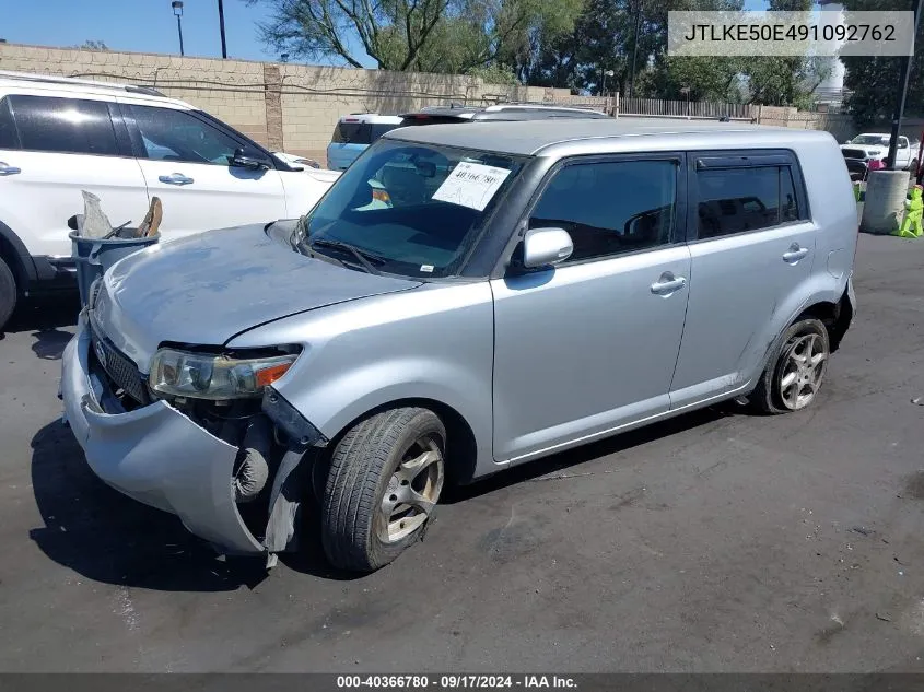 2009 Scion Xb VIN: JTLKE50E491092762 Lot: 40366780