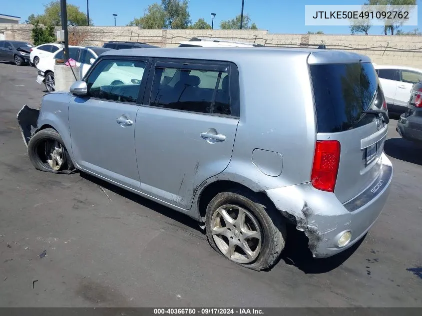 2009 Scion Xb VIN: JTLKE50E491092762 Lot: 40366780