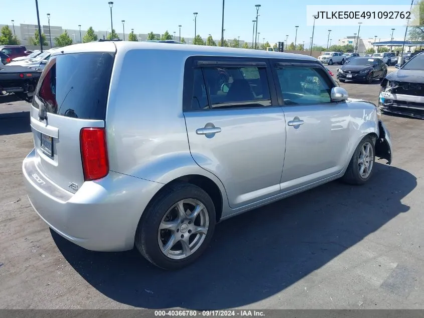 2009 Scion Xb VIN: JTLKE50E491092762 Lot: 40366780