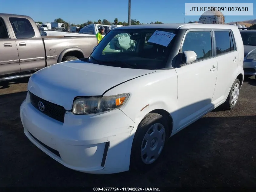 2009 Scion Xb VIN: JTLKE50E091067650 Lot: 40777724