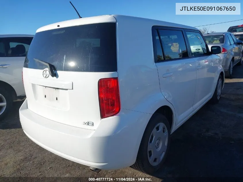 2009 Scion Xb VIN: JTLKE50E091067650 Lot: 40777724